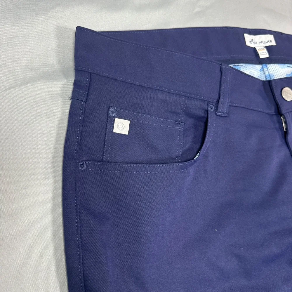 Peter Millar eb66 Performance Five-Pocket Pant Golf Mens 35x32 (Fits 36x28)